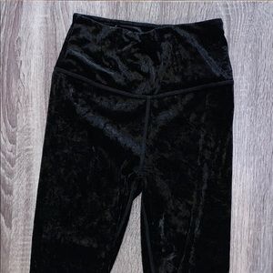 Loungewear crushed velvet leggings
